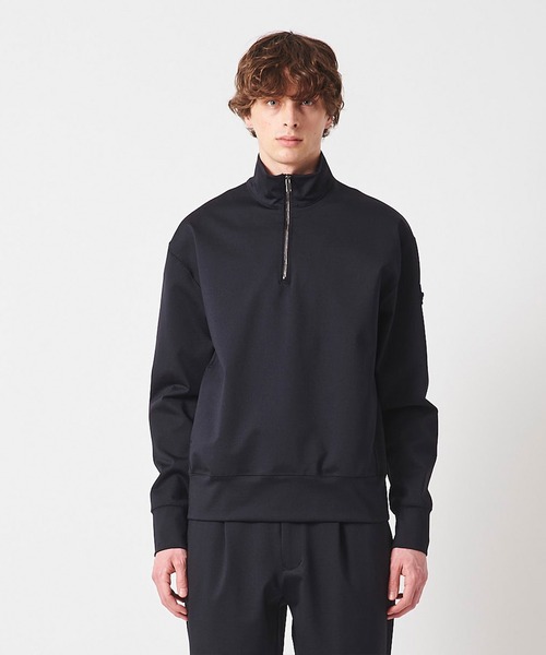 junhashimoto(ジュンハシモト)の「JH+ HALF ZIP PULLOVER(スウェット・メンズ・ブラック/チャコール・2/5/3/4)」の5枚目の写真