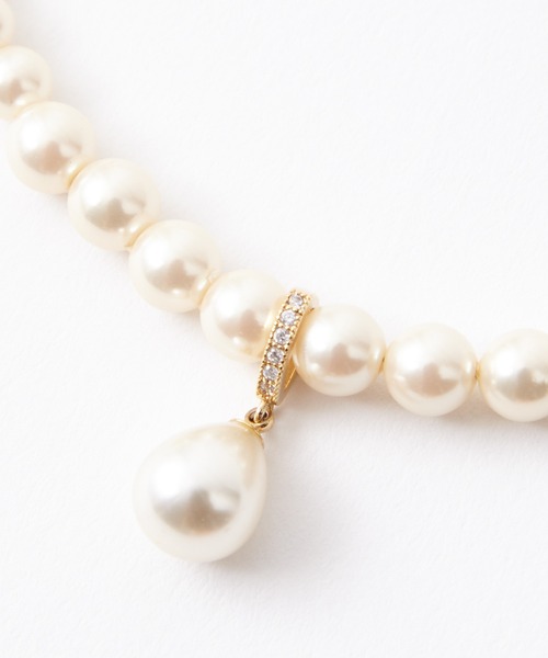 AIMER（エメ）の「キュービックジルコニア×パールネックレス（ネックレス・レディース・シルバー/ゴールド・FREE）」の8枚目の写真