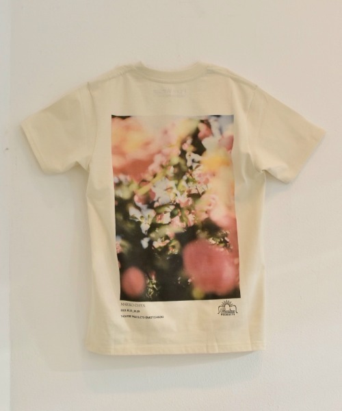 THEATRE PRODUCTS(シアタープロダクツ)の「限定展開【THEATRE PRODUCTS×Mariko Ohyaコラボ】Pink Rose Tシャツ(Tシャツ/カットソー・レディース・ホワイト/アイボリー・FREE)」の7枚目の写真