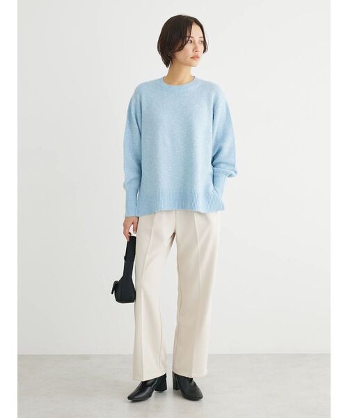 Petit fleur（プチフルール）の「・Petit　Fleur　タックテーパードパンツ（その他パンツ・レディース・ブラック/グレイッシュベージュ/アイボリー/ブルー・FREE）」の13枚目の写真