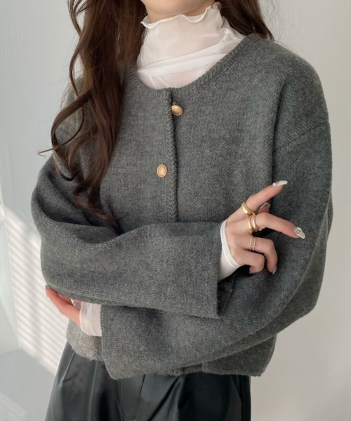 美品 sacai 変形カーディガン ボレロ リブニット Aライン パイピング sacai - 美品 サカイ Sacai ニット カーディガン ロングスリーブ