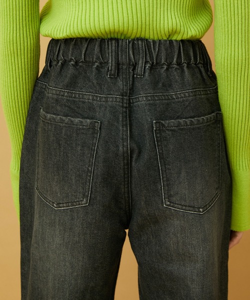 VIS(ビス)の「ラインストーンストレートスリットデニム(デニムパンツ・レディース・ブルー系その他6/ブルー系その他4/サックスブルー・M/S)」の13枚目の写真