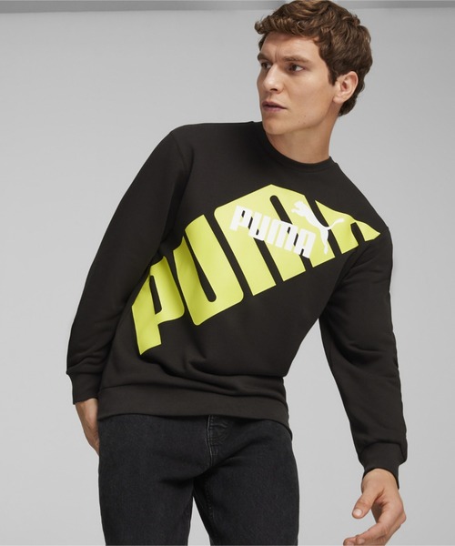 スエットマン セール】PUMA プーマ メンズ プーマ パワー グラフィック クルー