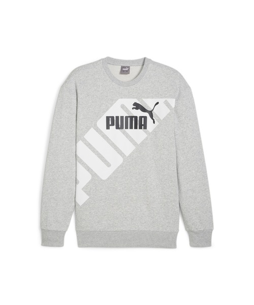 PUMA(プーマ)の「PUMA プーマ メンズ プーマ パワー グラフィック クルー スウェット(スウェット・メンズ・ライトグレー/ブラック×グリーン・MEDIUM/LARGE/X-LARGE/SMALL/XX-LARGE)」の14枚目の写真