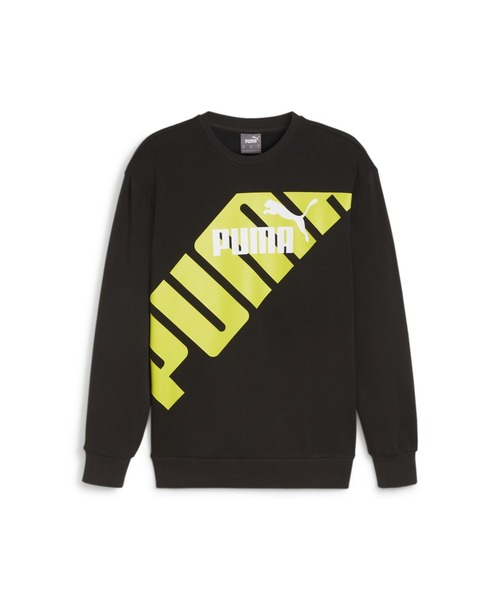 PUMA(プーマ)の「PUMA プーマ メンズ プーマ パワー グラフィック クルー スウェット(スウェット・メンズ・ライトグレー/ブラック×グリーン・MEDIUM/LARGE/X-LARGE/SMALL/XX-LARGE)」の7枚目の写真