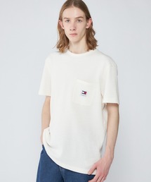 tommy jeans | 【ユニセックス】レギュラーワッフルポケットTシャツ(Tシャツ/カットソー)