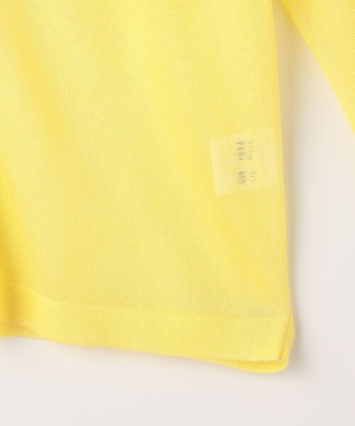 NOLLEY’S Sophi(ノーリーズソフィ)の「《手洗い可能》シアーVネックカーディガン(カーディガン/ボレロ・レディース・キャメル/ミント/イエロー・38)」の16枚目の写真