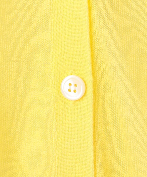 NOLLEY’S Sophi(ノーリーズソフィ)の「《手洗い可能》シアーVネックカーディガン(カーディガン/ボレロ・レディース・キャメル/ミント/イエロー・38)」の17枚目の写真