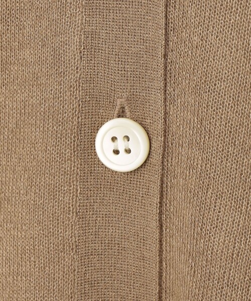 NOLLEY’S Sophi(ノーリーズソフィ)の「《手洗い可能》シアーVネックカーディガン(カーディガン/ボレロ・レディース・キャメル/ミント/イエロー・38)」の19枚目の写真