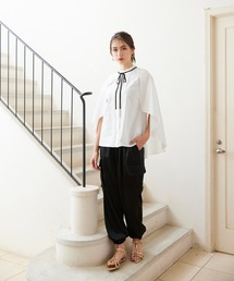 Audie a Muses オーディアミューズ フラワーモチーフスカート 白38 Audie a Muses オーディアミューズ フラワーモチーフスカート 白38
