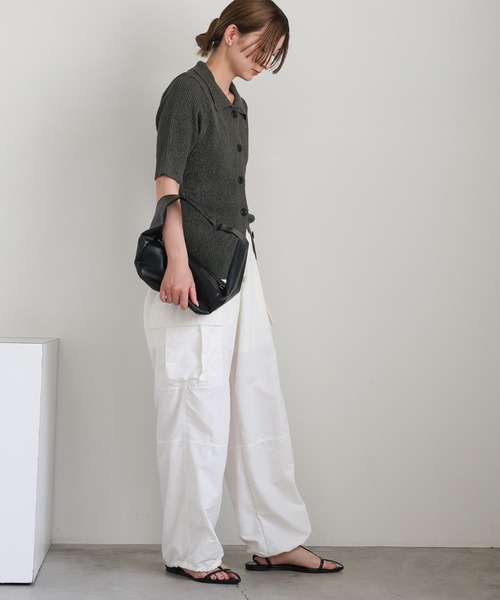 ハーフスリーブサマーニットカーディガン（カーディガン/ボレロ