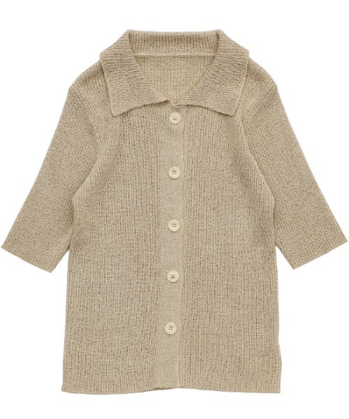 ハーフスリーブサマーニットカーディガン（カーディガン/ボレロ