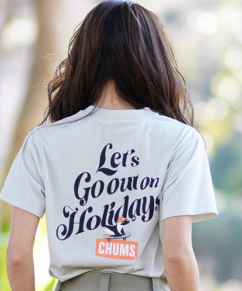 CHUMS(チャムス)の「CHUMS/チャムス Tシャツ DESI CH11-2377(Tシャツ/カットソー・レディース・ホワイト/ブラック/グレー・M/L)」の1枚目の写真