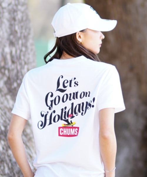 CHUMS(チャムス)の「CHUMS/チャムス Tシャツ DESI CH11-2377(Tシャツ/カットソー・レディース・ホワイト/ブラック/グレー・M/L)」の2枚目の写真