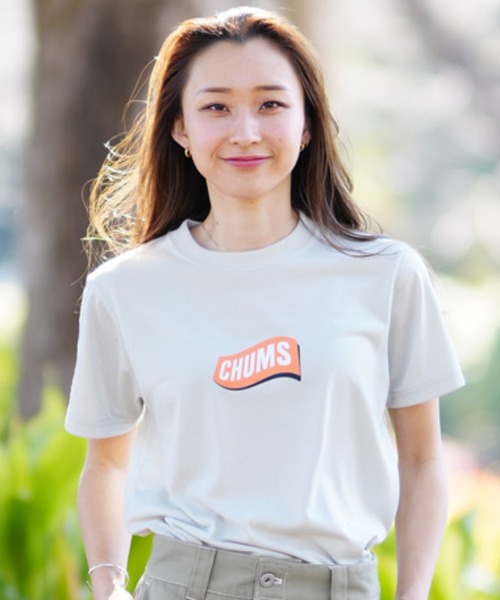 CHUMS(チャムス)の「CHUMS/チャムス Tシャツ DESI CH11-2377(Tシャツ/カットソー・レディース・ホワイト/ブラック/グレー・M/L)」の10枚目の写真