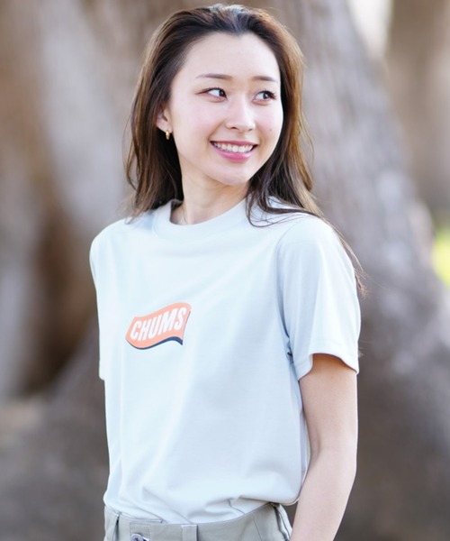 CHUMS(チャムス)の「CHUMS/チャムス Tシャツ DESI CH11-2377(Tシャツ/カットソー・レディース・ホワイト/ブラック/グレー・M/L)」の11枚目の写真