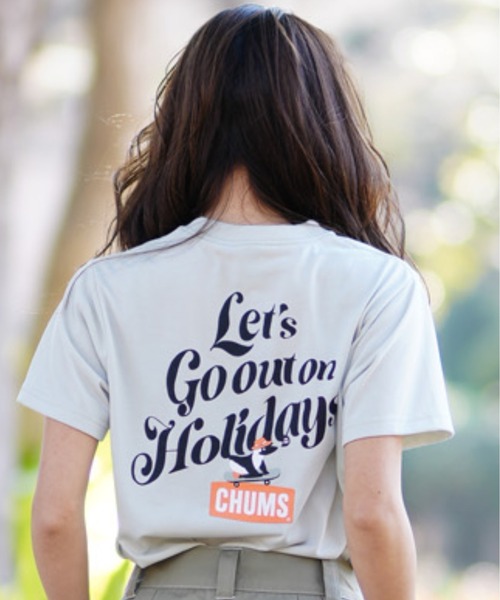 CHUMS(チャムス)の「CHUMS/チャムス Tシャツ DESI CH11-2377(Tシャツ/カットソー・レディース・ホワイト/ブラック/グレー・M/L)」の12枚目の写真