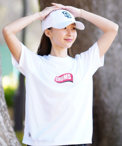 CHUMS(チャムス)の「CHUMS/チャムス Tシャツ DESI CH11-2377(Tシャツ/カットソー・レディース・ホワイト/ブラック/グレー・M/L)」の4枚目の写真