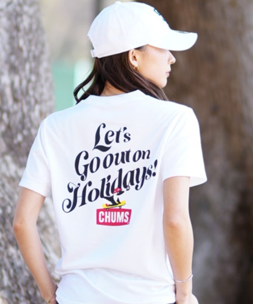 CHUMS(チャムス)の「CHUMS/チャムス Tシャツ DESI CH11-2377(Tシャツ/カットソー・レディース・ホワイト/ブラック/グレー・M/L)」の6枚目の写真