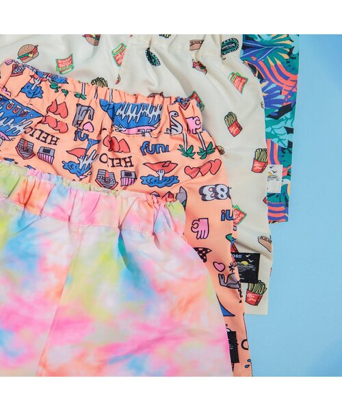 BREEZE(ブリーズ)の「【UVカット水着】ワクワクビーチショーツ(水着・キッズ・ブラック/アイボリー/ブルー/ピンク/レインボー/チェック/ミント/オレンジ・80/90/100/110/120/130/140)」の22枚目の写真