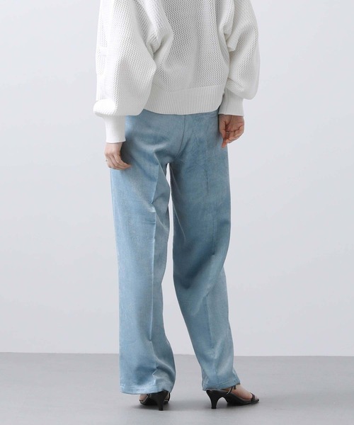margaux(マルゴー)の「BIOコーデュロイタックパンツ(その他パンツ・レディース・オフホワイト/サックスブルー・1)」の9枚目の写真