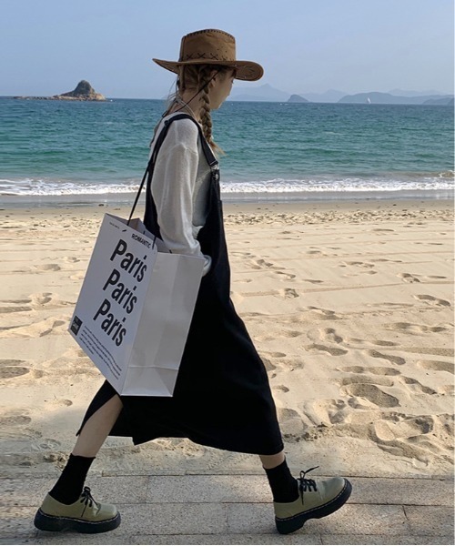 ARCADE（アーケード）の「ジャンスカ ジャンパースカート デニム サロペット -ARCADE Limited Line-（サロペット/オーバーオール・レディース・ブラック/ブルー・FREE）」の8枚目の写真