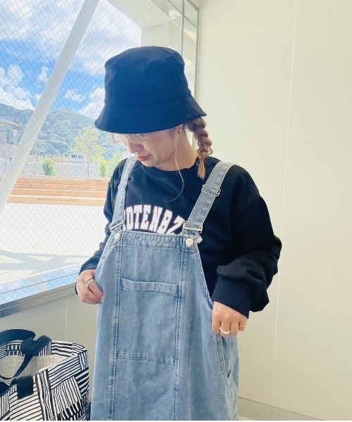 ARCADE（アーケード）の「ジャンスカ ジャンパースカート デニム サロペット -ARCADE Limited Line-（サロペット/オーバーオール・レディース・ブラック/ブルー・FREE）」の16枚目の写真