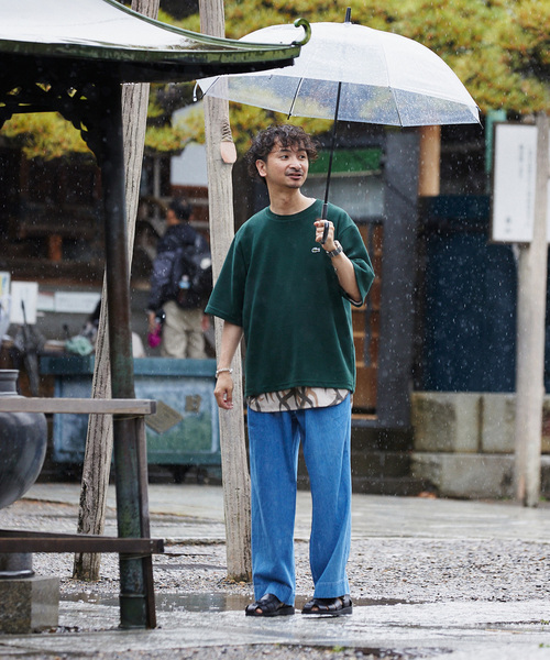 LACOSTE（ラコステ）の「【LACOSTE / ラコステ】別注 ワッフルTシャツ（Tシャツ/カットソー・メンズ・ブラック/グリーン/アーミー/ホワイト系その他/バーガンディー・4/3/5）」の8枚目の写真