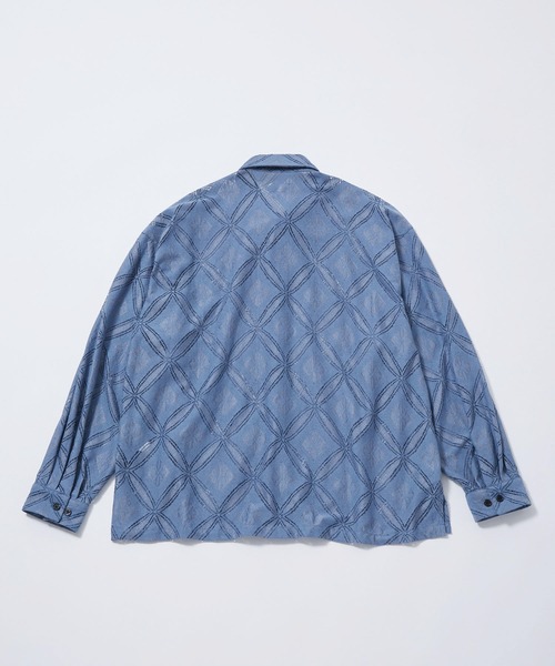 JUNRED(ジュンレッド)の「フラワーレースロングスリーブシャツ(シャツ/ブラウス・メンズ・ブルー/ブラック/ベージュ・M/S/L)」の19枚目の写真