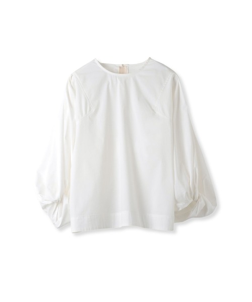 ketty cherie（ケティシェリー）の「コットンデザインスリーブトップス ≪手洗い可能≫（シャツ/ブラウス・レディース・オフホワイト/ブラック・M）」の9枚目の写真