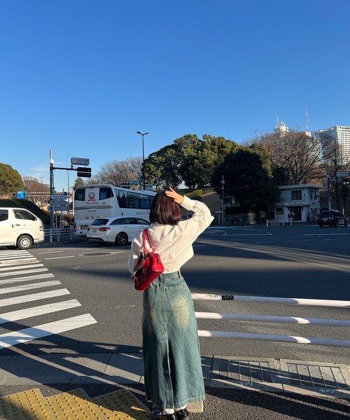 RiLi(リリ)の「デニムロングスカート【RL】(デニムスカート・レディース・ブルー・S/M)」の5枚目の写真