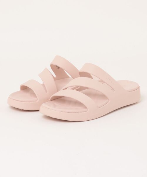 crocs(クロックス)の「クロックス ゲッタウェイ ストラッピー / crocs Getaway Strappy(サンダル・レディース・ホワイト/ブラック/ピンク・22cm/23cm/24cm/25cm/21cm)」の3枚目の写真