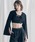 SORINi\@j́uFeather Fabric Bolero JacketiJ[fBK/{jvbubN