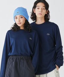 Lacoste 長袖カットソー ネイビー　ロンT LACOSTE ラコステ ベーシックロングスリーブTシャツ メンズ 男性