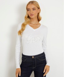 Guess | MYLA Logo Vn Ls Sweater(その他トップス)