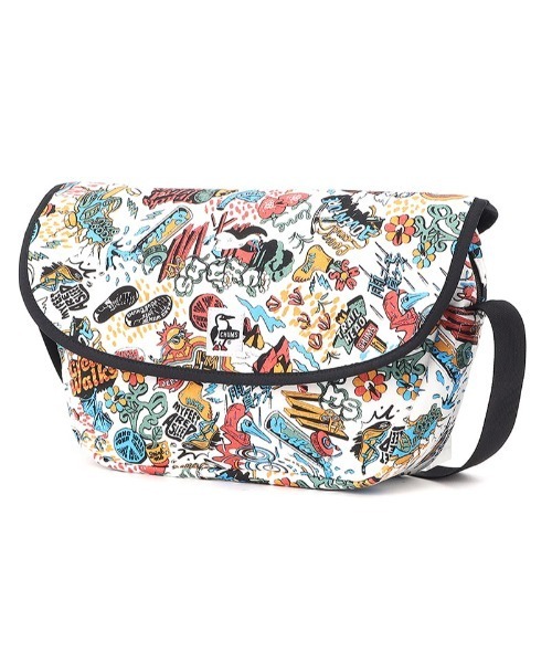 CHUMS(チャムス)の「【CHUMS/チャムス】 Round Flap Shoulder Bag Sweat(ショルダーバッグ・メンズ・ブラック/ヘザーグレー/ネイビー/イエロー/その他1/その他2/その他3/その他4/その他7/その他6/その他5/その他8/その他11/その他10/その他9・FREE)」の11枚目の写真