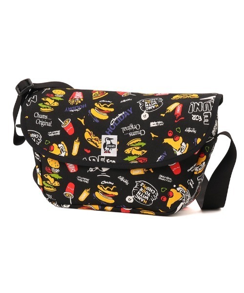 CHUMS(チャムス)の「【CHUMS/チャムス】 Round Flap Shoulder Bag Sweat(ショルダーバッグ・メンズ・ブラック/ヘザーグレー/ネイビー/イエロー/その他1/その他2/その他3/その他4/その他7/その他6/その他5/その他8/その他11/その他10/その他9・FREE)」の14枚目の写真