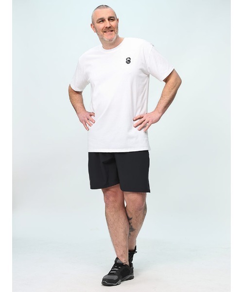UNDER ARMOUR（アンダーアーマー）の「UNDER ARMOUR アンダーアーマー LOOSE ワンポイント＆バックプリント クルーネック 半袖 Tシャツ（Tシャツ/カットソー・メンズ・ホワイト/ブラック・3XL/5XL/4XL）」の8枚目の写真