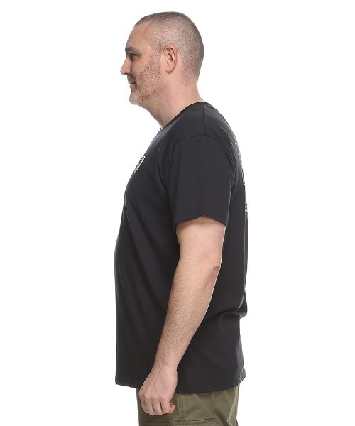 UNDER ARMOUR（アンダーアーマー）の「UNDER ARMOUR アンダーアーマー LOOSE ワンポイント＆バックプリント クルーネック 半袖 Tシャツ（Tシャツ/カットソー・メンズ・ホワイト/ブラック・3XL/5XL/4XL）」の10枚目の写真