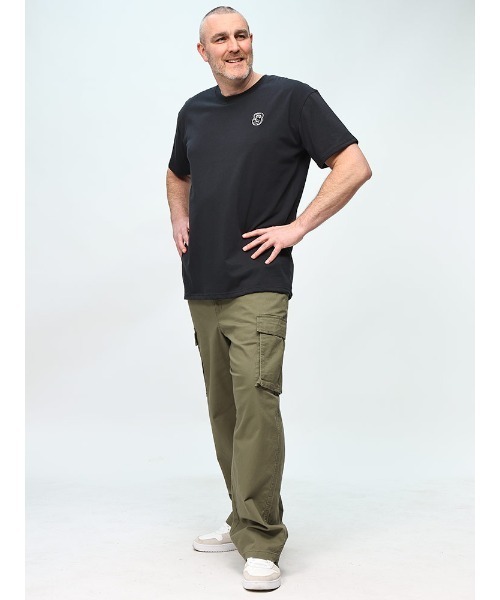 UNDER ARMOUR（アンダーアーマー）の「UNDER ARMOUR アンダーアーマー LOOSE ワンポイント＆バックプリント クルーネック 半袖 Tシャツ（Tシャツ/カットソー・メンズ・ホワイト/ブラック・3XL/5XL/4XL）」の7枚目の写真