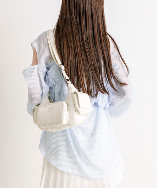 OLIVE des OLIVE（オリーブデオリーブ）の「シアシャツ＆バルーンビスチェSET　1041040160（シャツ/ブラウス・レディース・ピンク/サックスブルー/オフホワイト/ミント・FREE）」の16枚目の写真