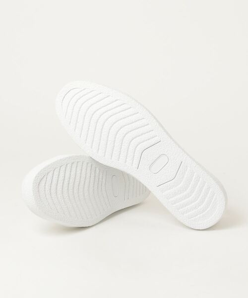 HIGH STREET（ハイストリート）の「HIGH STREET∴ダイヤモンド柄型押しドレススニーカー（スニーカー・メンズ・アイボリー・M/S/L）」の10枚目の写真