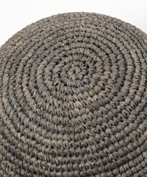 studio CLIP（スタディオクリップ）の「ラフィア細編みキャペリン（ハット・レディース・ブラウン/グレー/ナチュラル・FREE）」の10枚目の写真