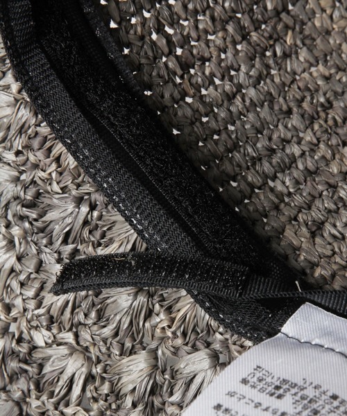 studio CLIP（スタディオクリップ）の「ラフィア細編みキャペリン（ハット・レディース・ブラウン/グレー/ナチュラル・FREE）」の13枚目の写真