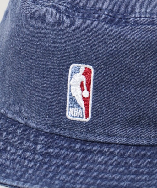 新品LAKERS NEWERA ニューエラ レイカーズ デニム バケットハット DONOBAN（ドノバン）の「【NEW ERA】バケット01 NBA Bucket Hat
