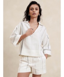 Banana Republic（バナナリパブリック）の「ヨーロピアンリネン ポロシャツ（シャツ/ブラウス）」