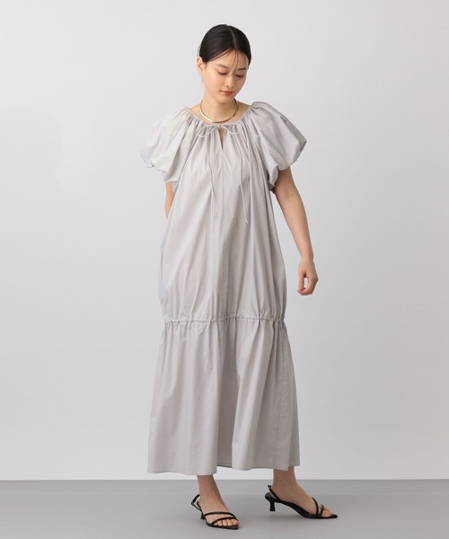 A part by（アパートバイ）の「バルンスリーブ2WAYワンピース（ワンピース・レディース・ブラック/グレー系その他/ネイビー・FREE）」の15枚目の写真