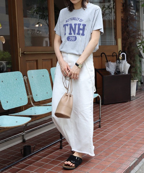 AMERICAN HOLIC（アメリカンホリック）の「サス付きタイトスカート（スカート・レディース・ホワイト/ブラック・S/M/L）」の16枚目の写真