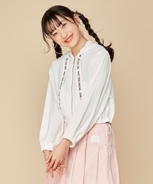 JENNI love | ロゴテープシアーパーカー(パーカー)