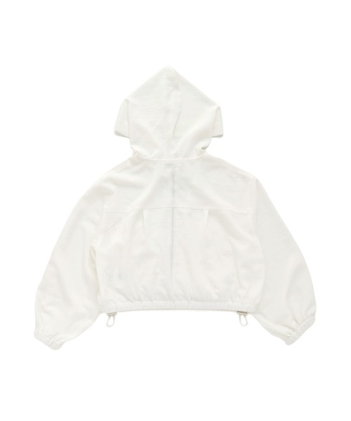 JENNI love（ジェニィラブ）の「ロゴテープシアーパーカー（パーカー・キッズ・ブラック/ミント/オフホワイト・160cm/150cm/140cm/130cm）」の15枚目の写真